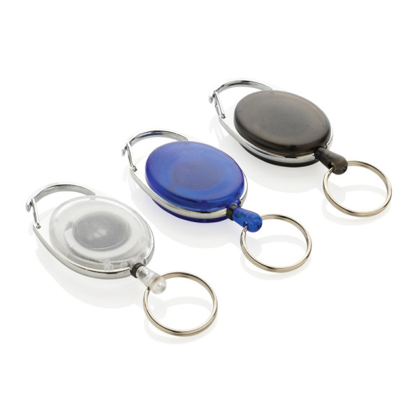 Roller-Clip-Schlüsselanhänger aus RCS recyceltem ABS