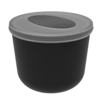schwarz/transparent