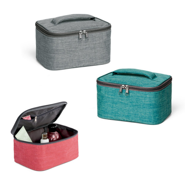 ELIZA. Kulturbeutel aus 300D HD mit gepolstertem Griff