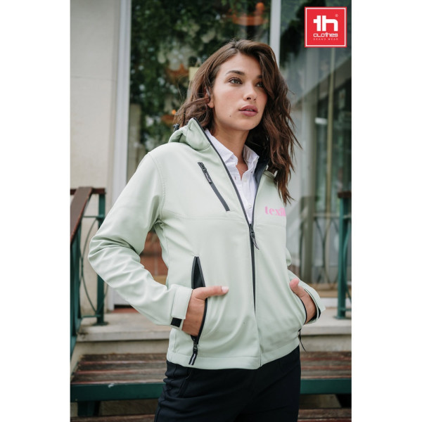 THC ZAGREB WOMEN. Gürtel-Softshell-Jacke für Damen