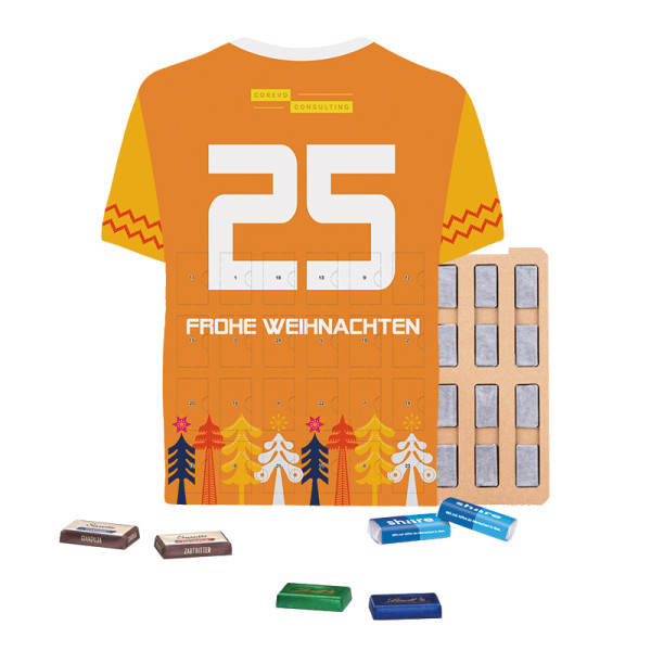 Täfelchen Adventskalender Trikot ECO