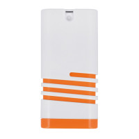 Weiss / Orange